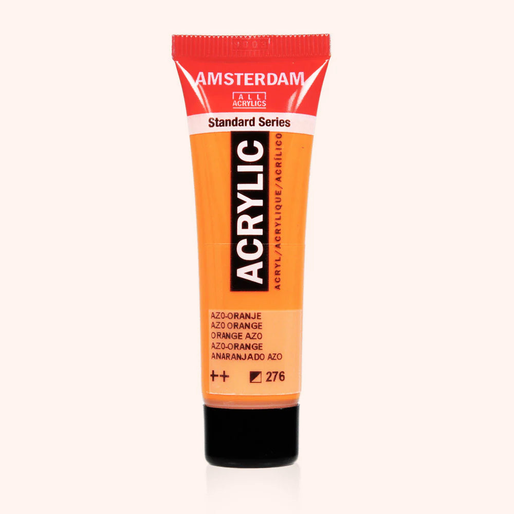 Couleur acrylique 20 ml azo-orange