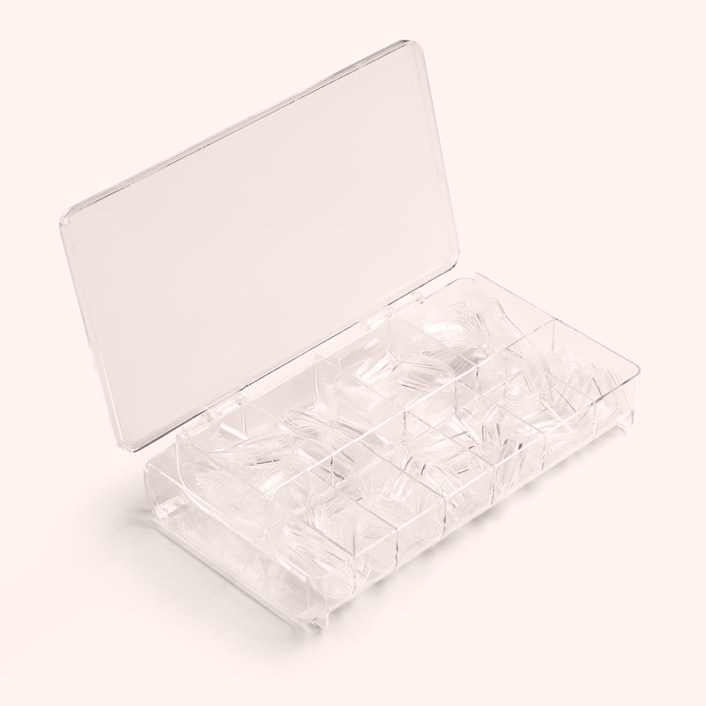 Soft Gel Nail Tips Standard/Square Shape (pose américaine) 500 en coffret 3