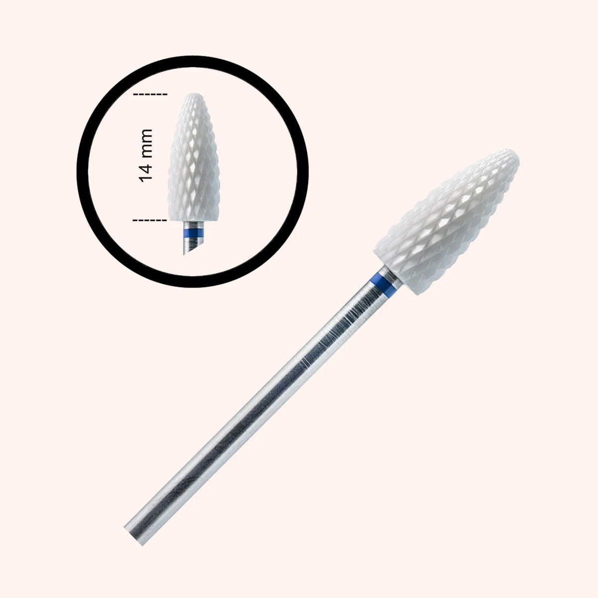 Embout Premium Piriforme en céramique / Médium