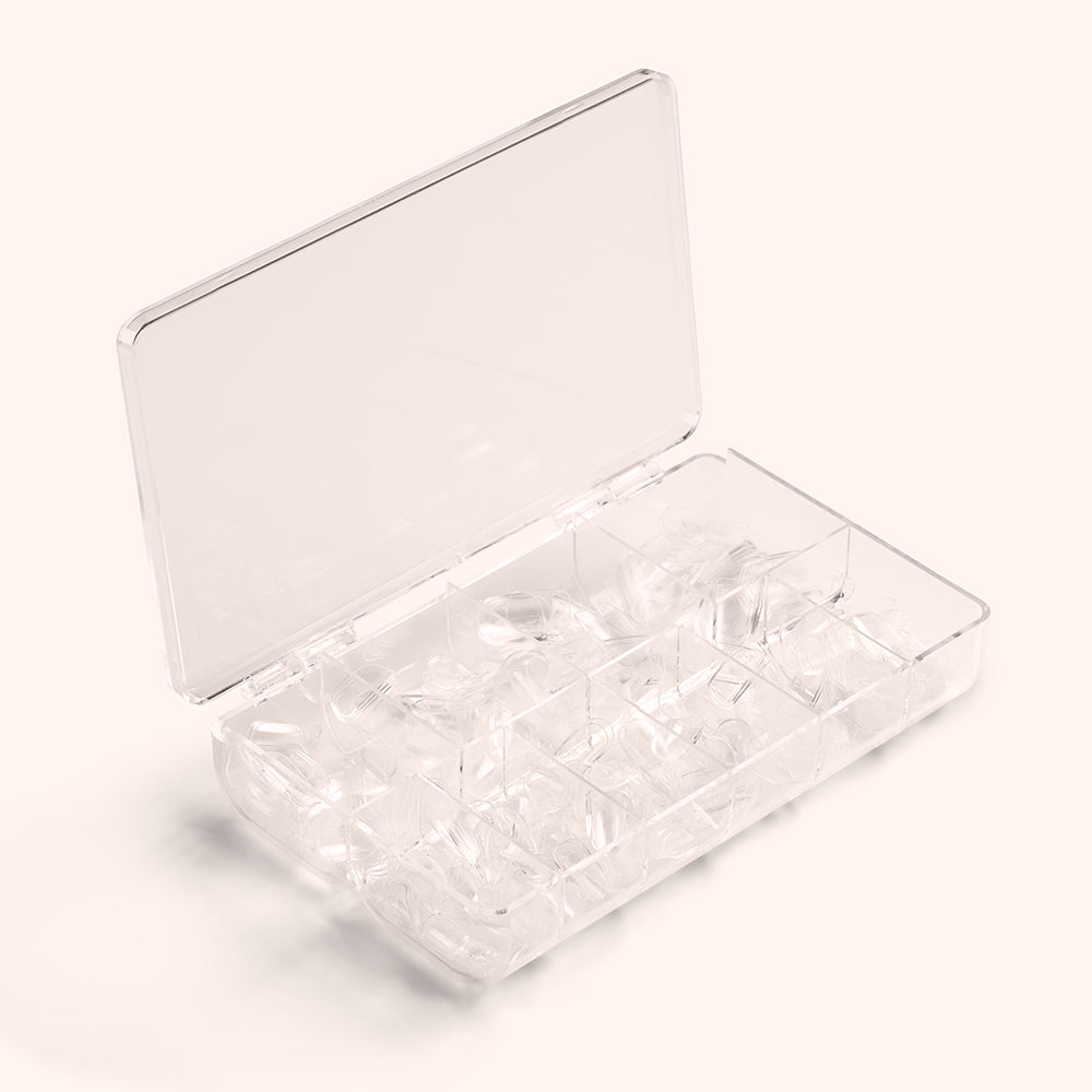 Soft Gel Nail Tips Short Square Shape 500 en coffret 3