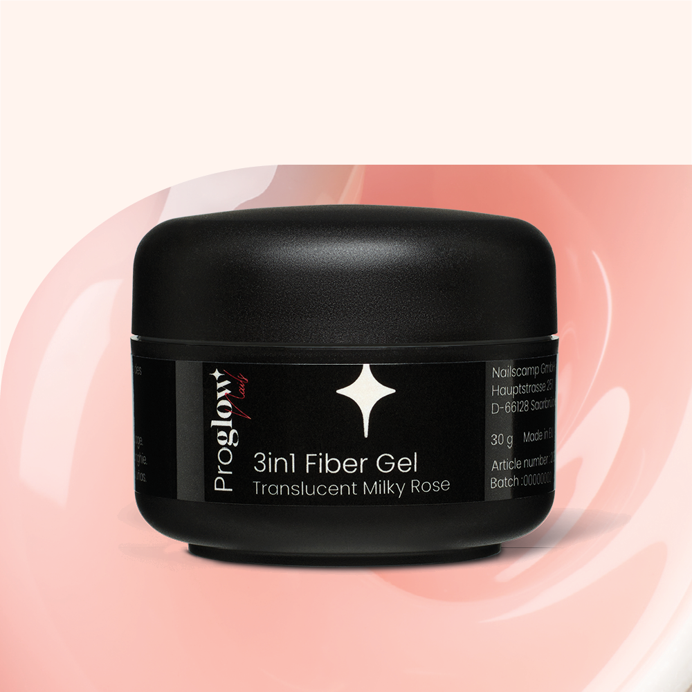 3in1 Fiber Gel Translucent Milky Rose