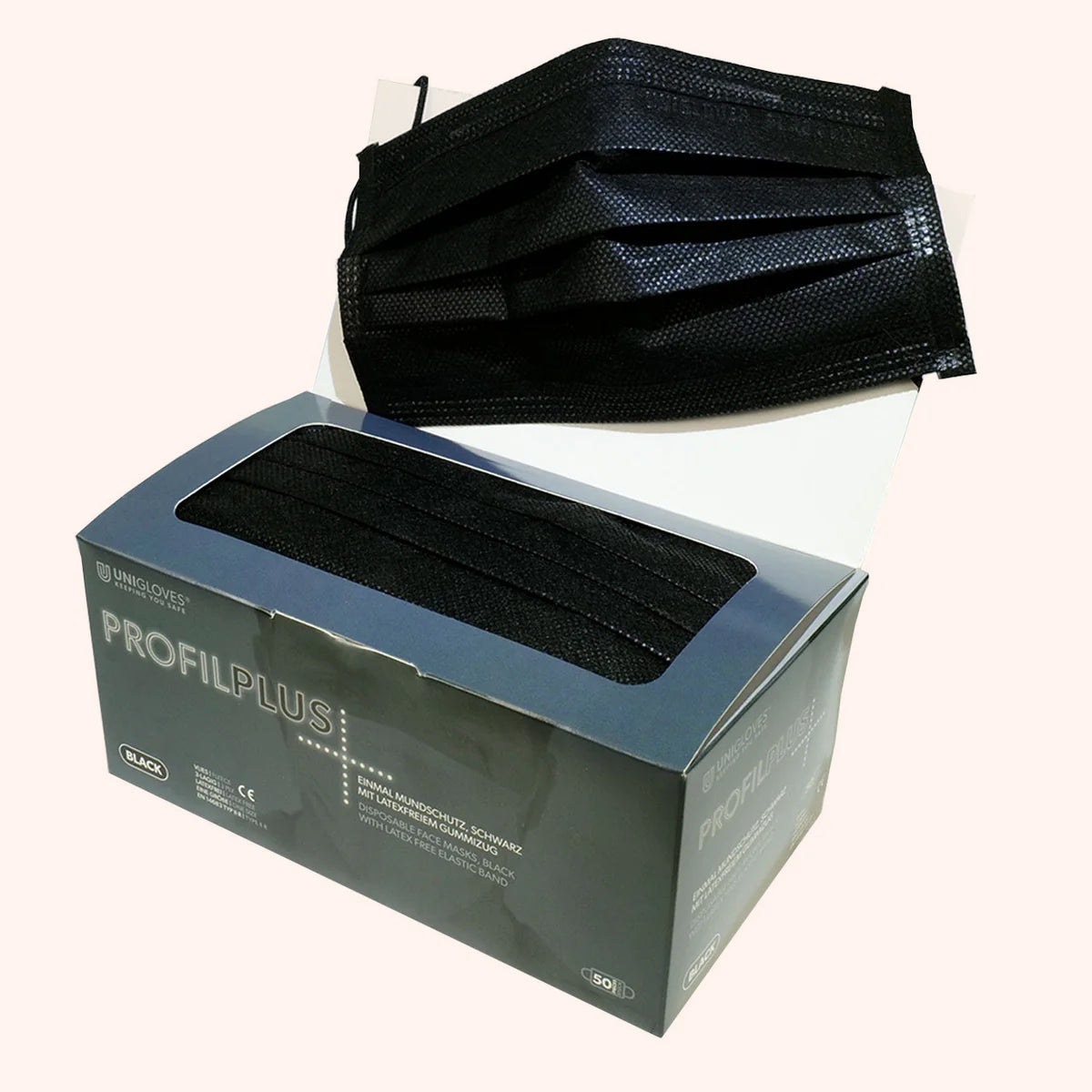 Masque de poussière Profiplus Black - 50 pièces