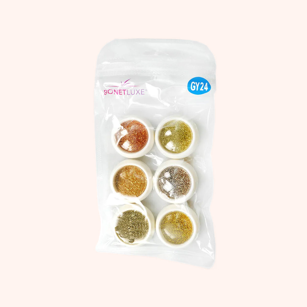 Kit de paillettes GY-24 - 6 couleurs