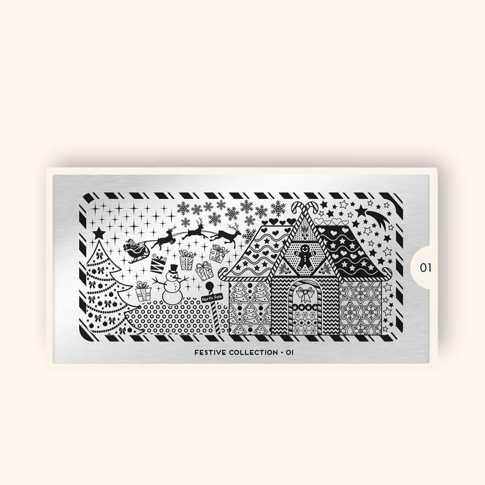 Plaque Stamping Festive 01 - MoYou London