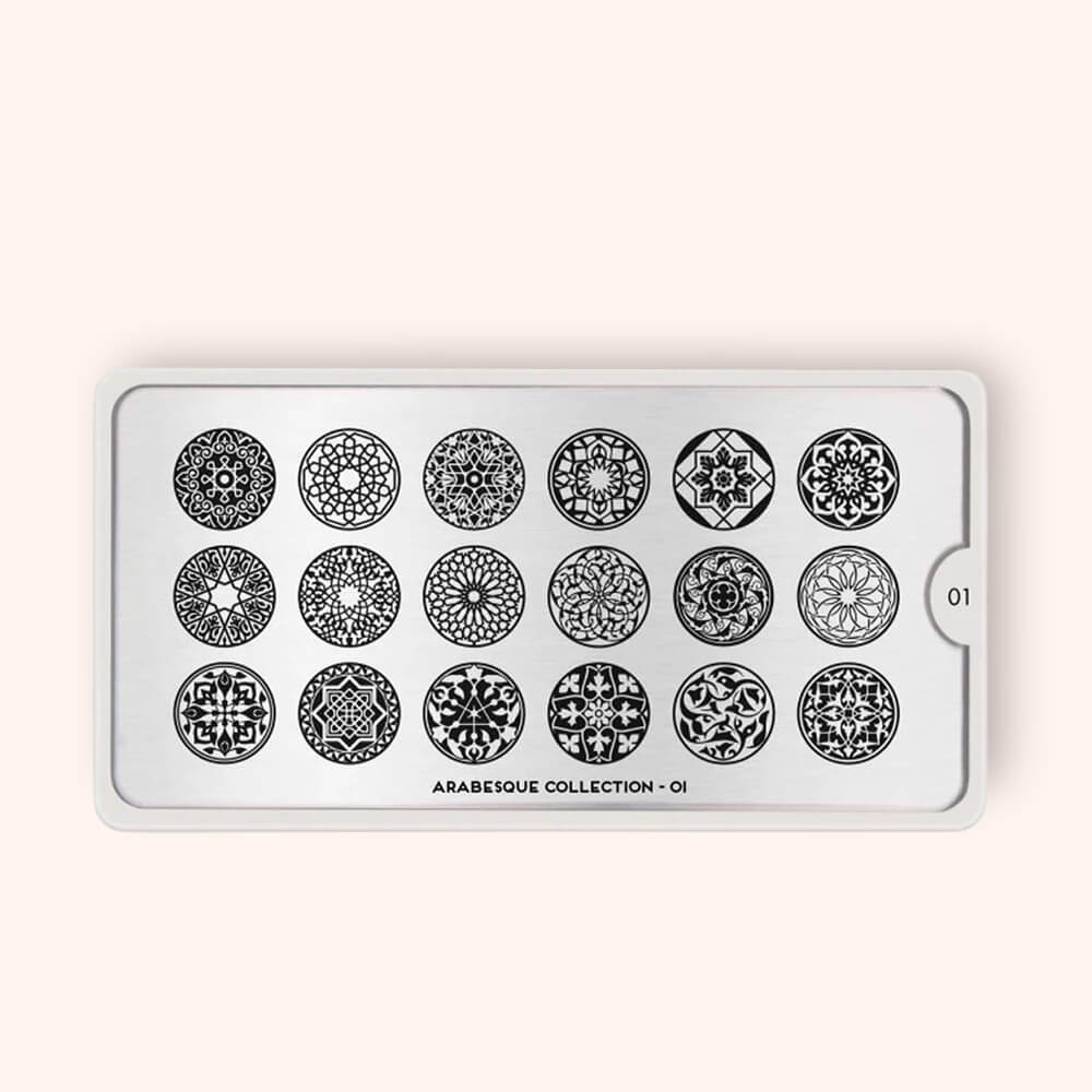 Plaque Stamping Arabesque 01 - MoYou London