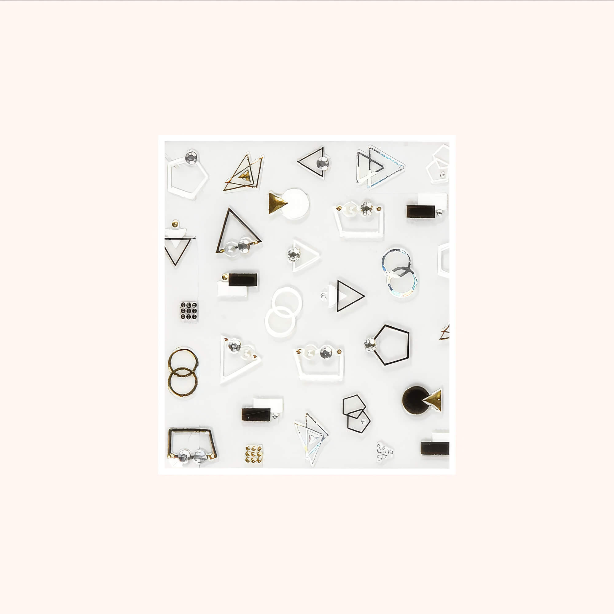 Deluxe Nail Art Sticker 4 - Triangle