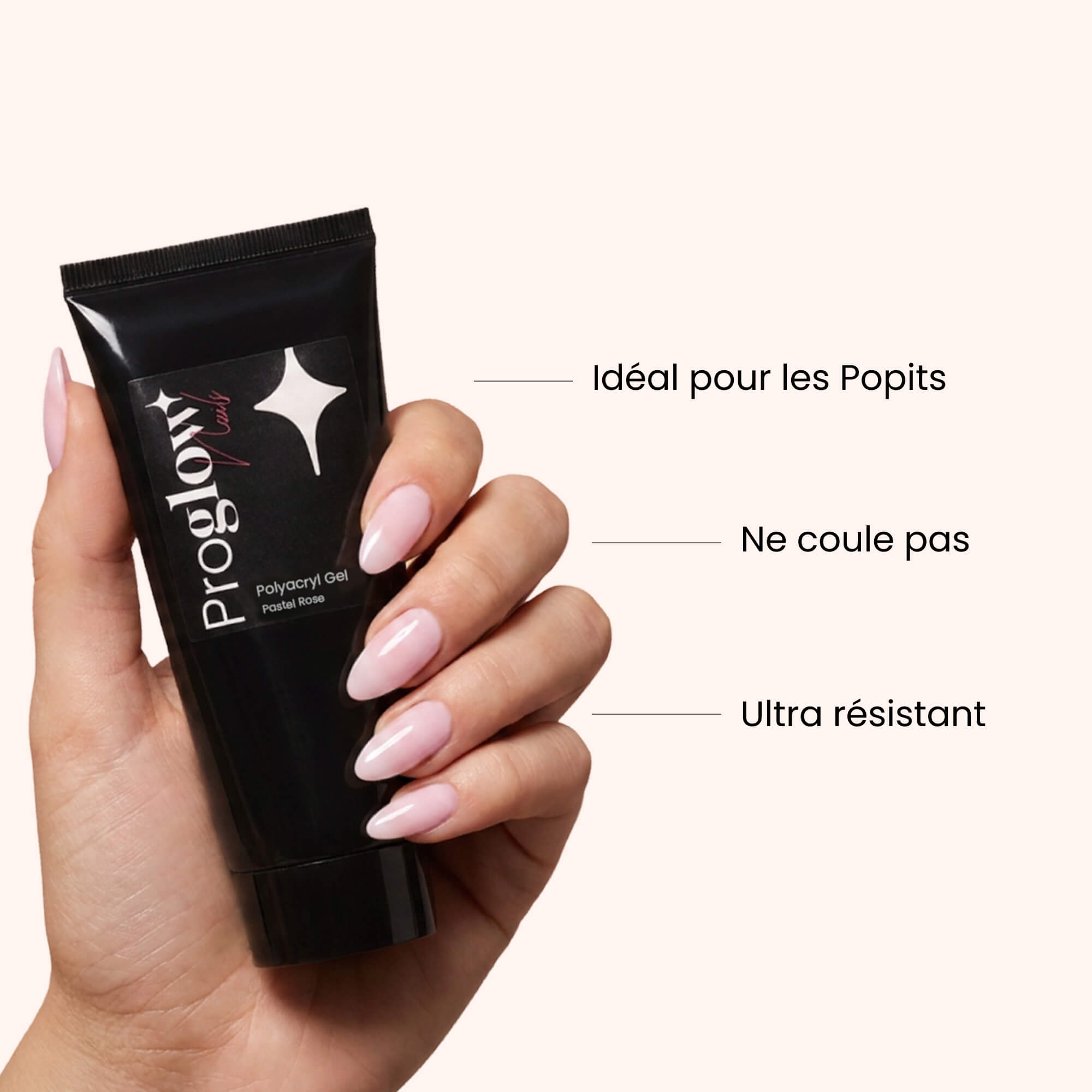 Polyacryl Gel Pastel Rose 50ml