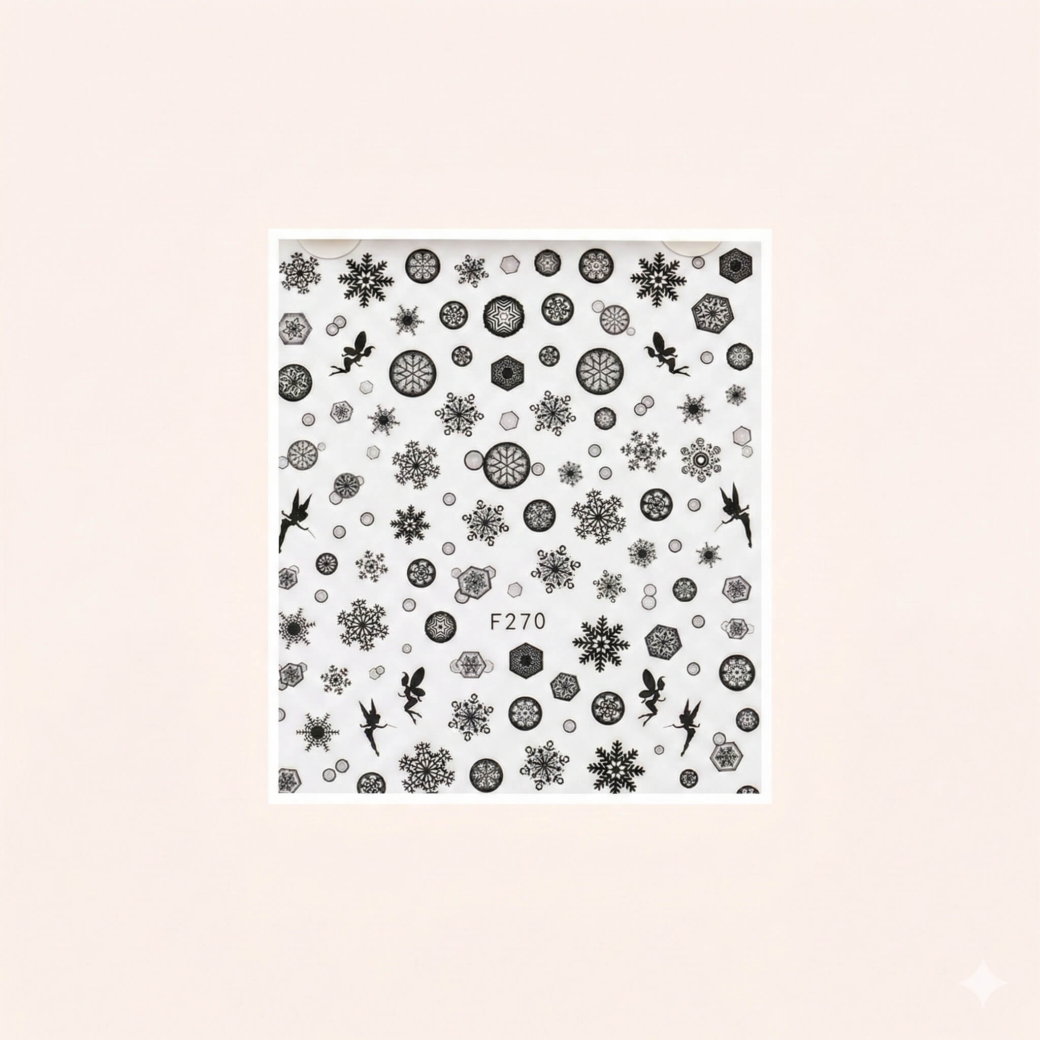 Nail Sticker Snowflake 1