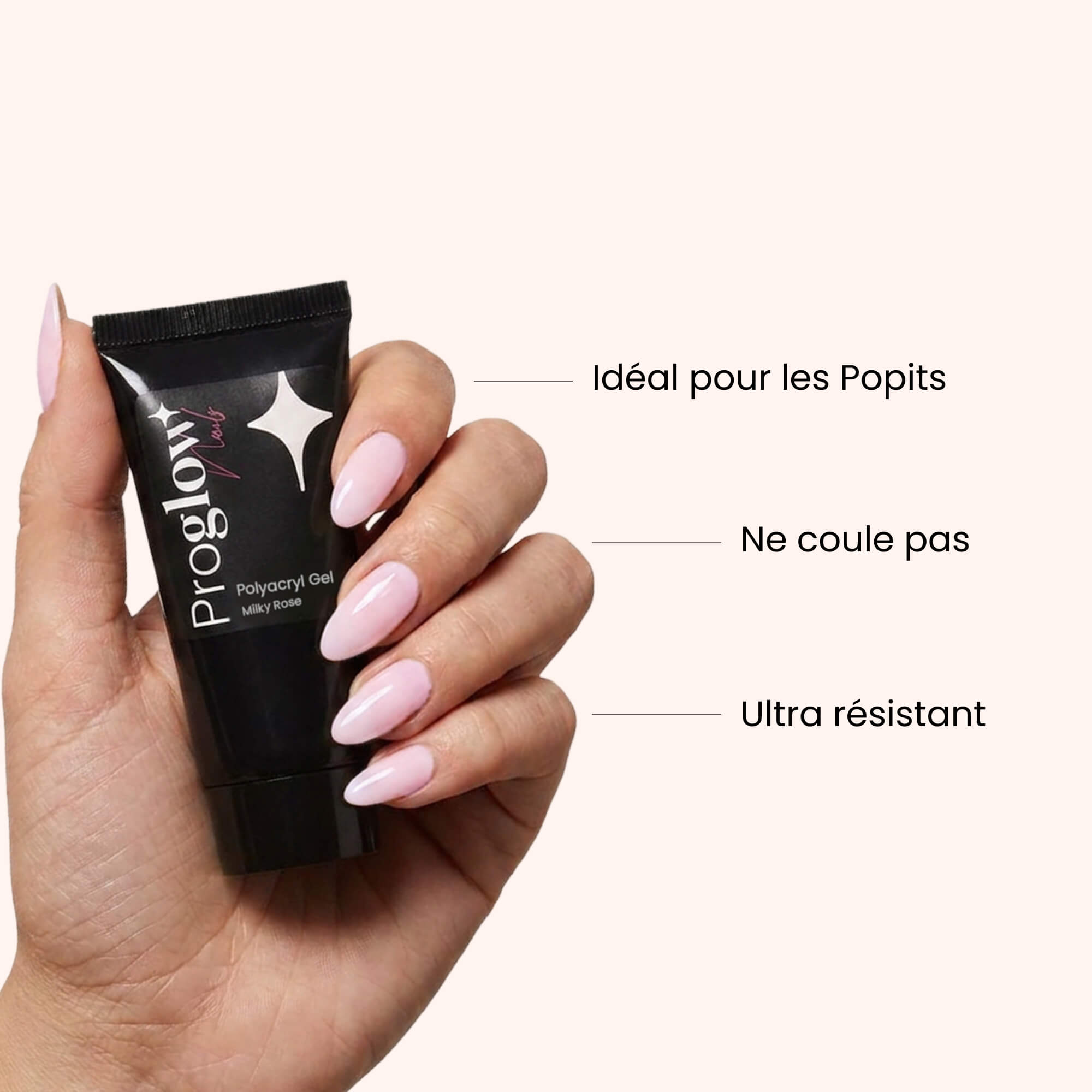 Polyacryl Gel Milky Rose 20ml