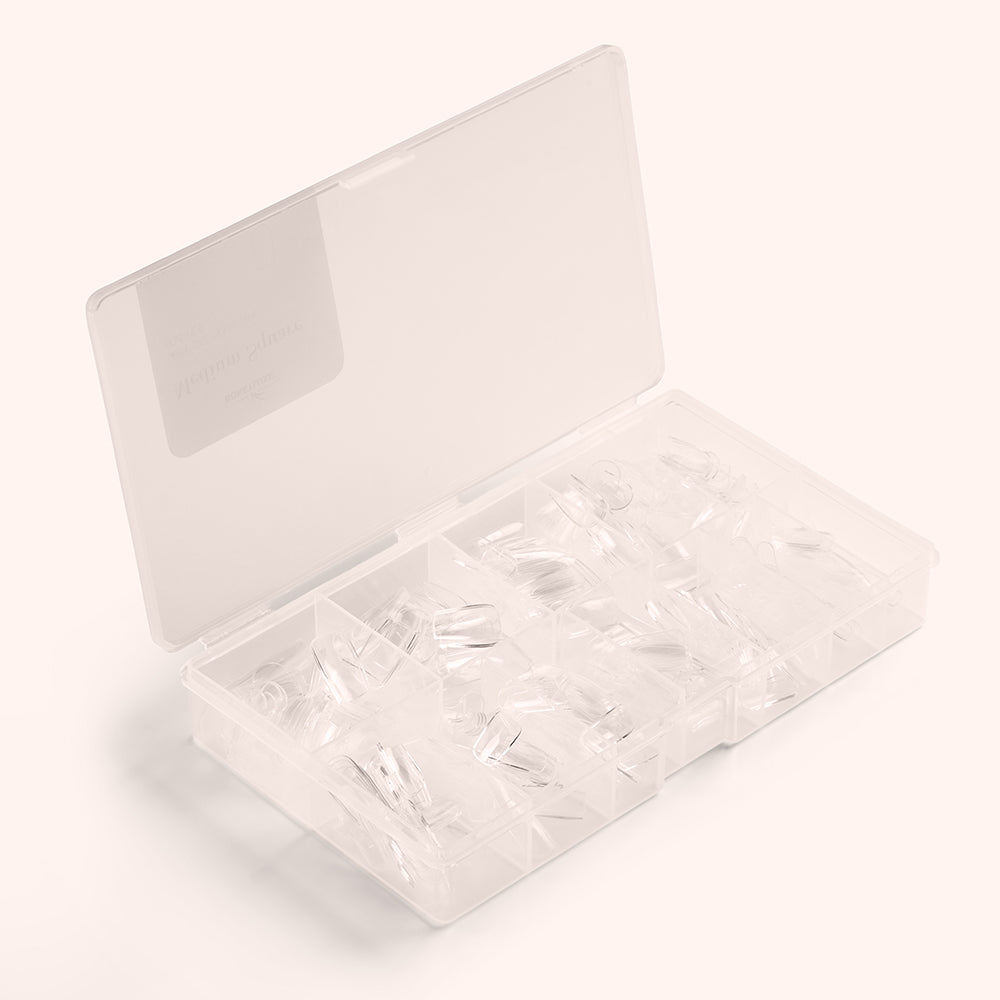 Soft Gel Nail Tips Medium Square Shape 504 en coffret 3