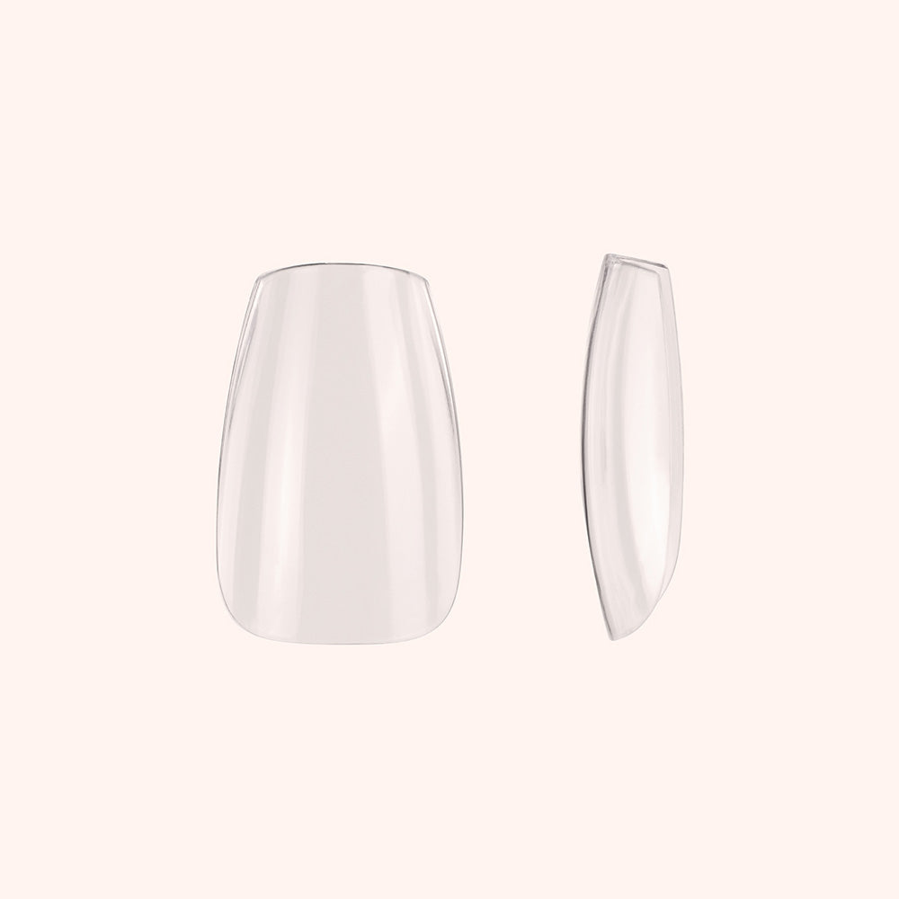Soft Gel Nail Tips Short Cut/Short Coffin Shape 504 en coffret 2