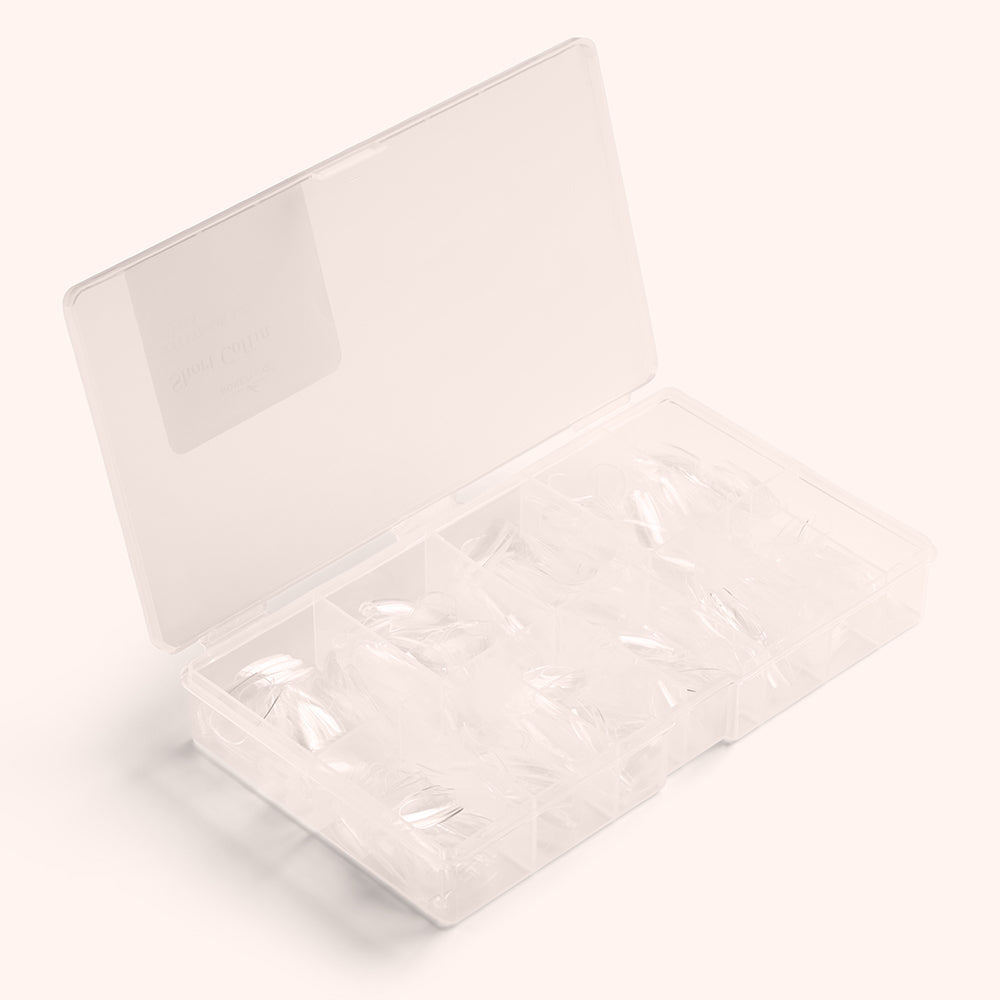 Soft Gel Nail Tips Short Cut/Short Coffin Shape 504 en coffret 3