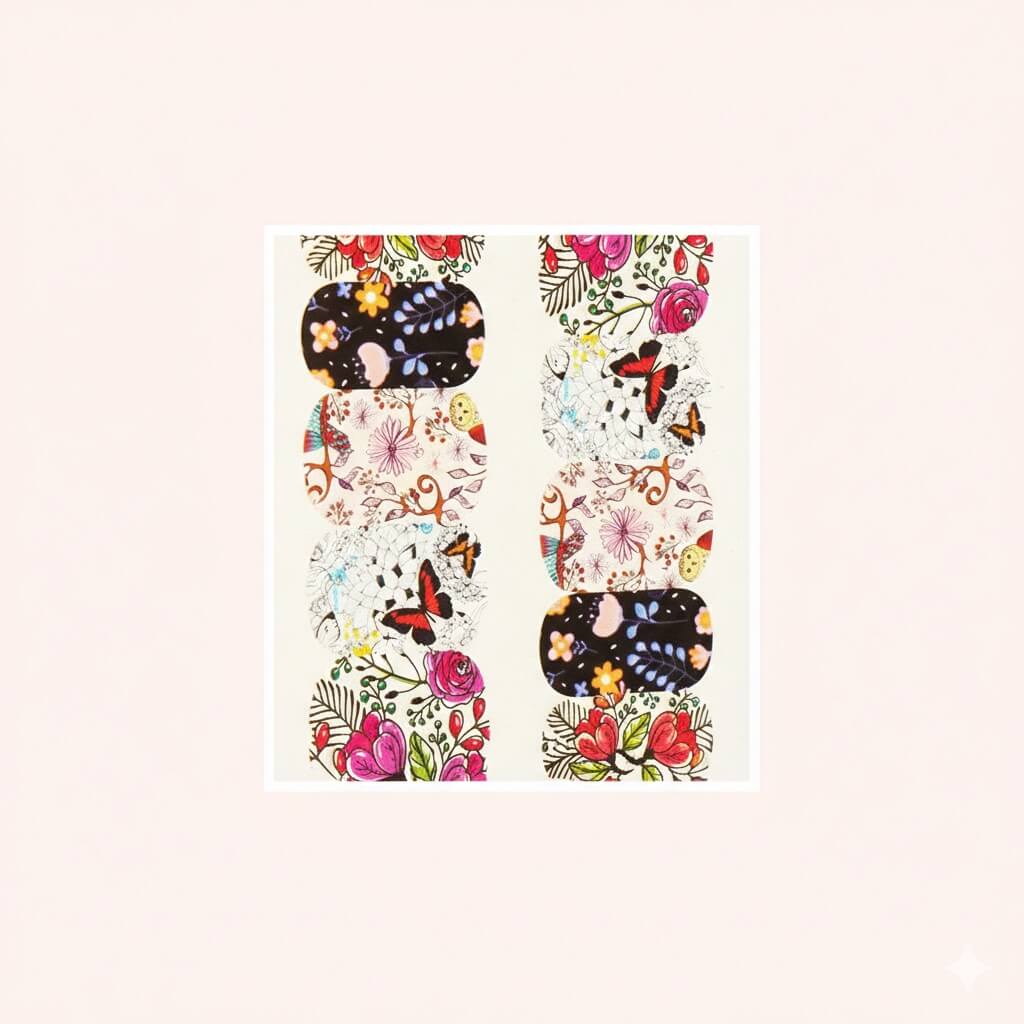 Water Decal Flowers 4