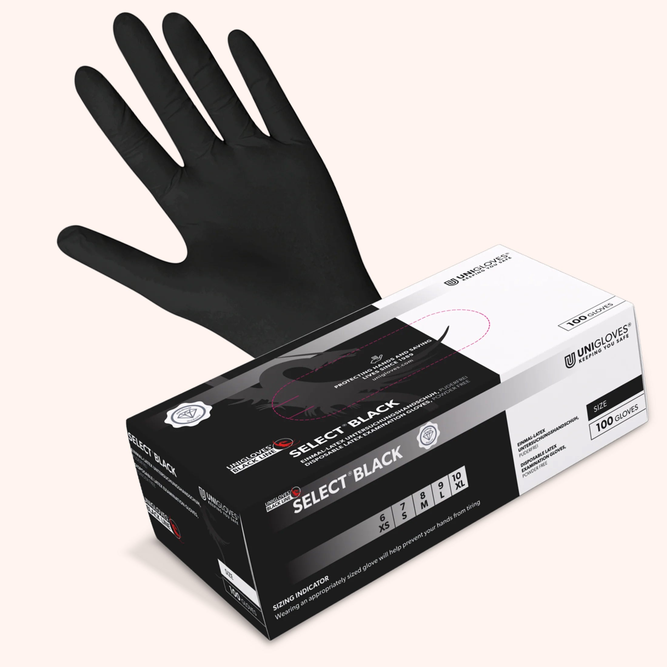 Gants Premium Black 100 pièces
