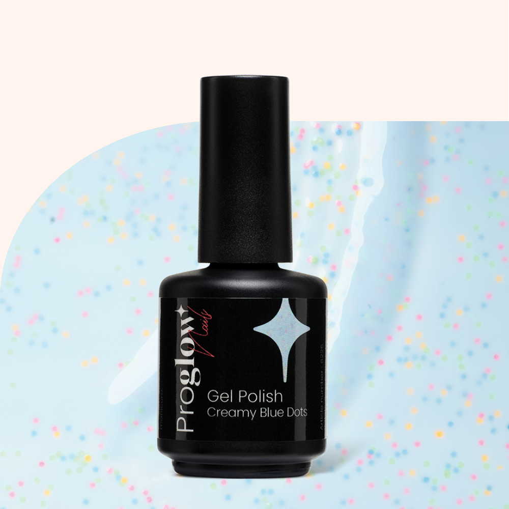 Gel Polish VSP Creamy Blue Dots