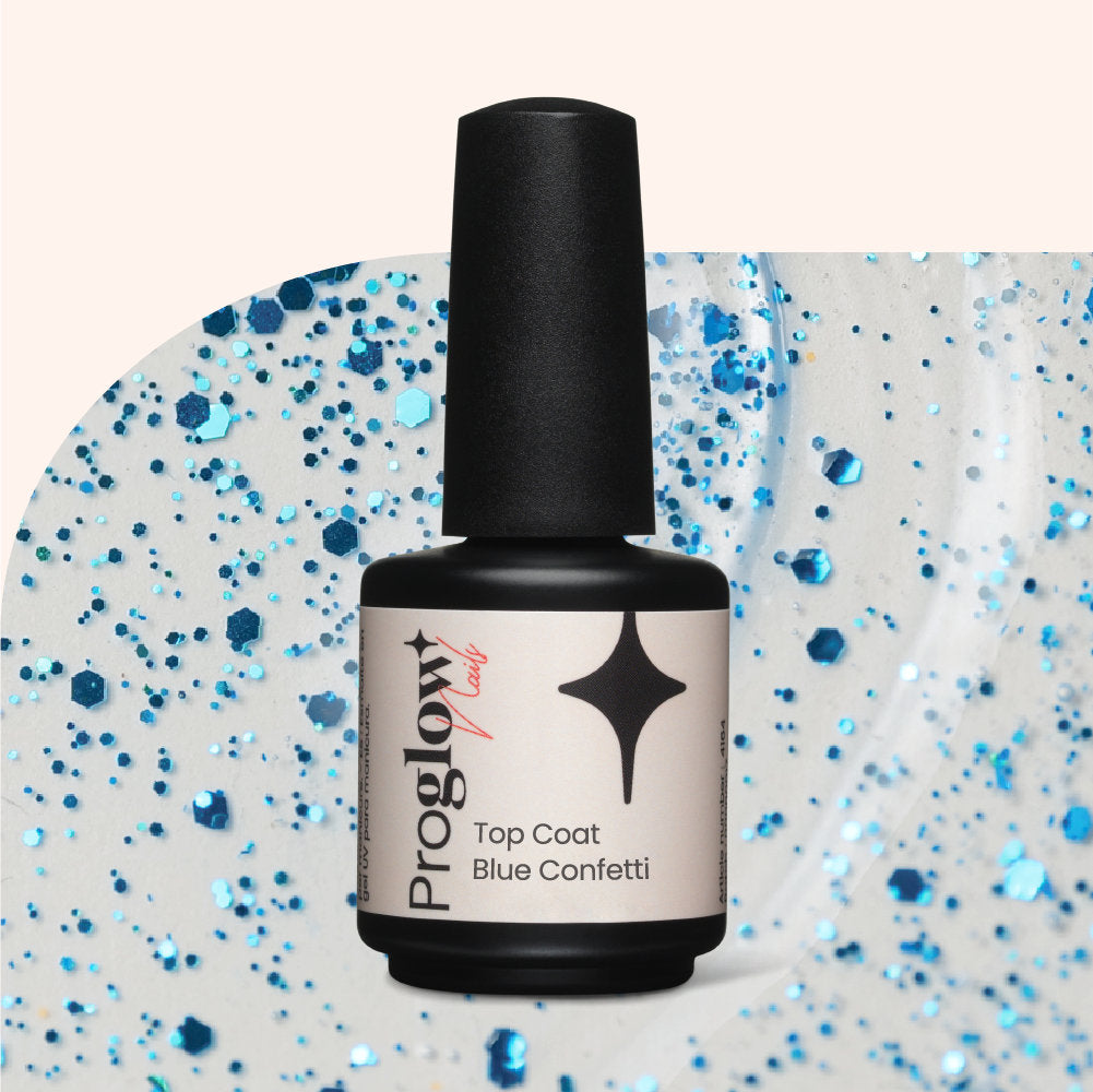 Top Coat VSP Blue Confetti