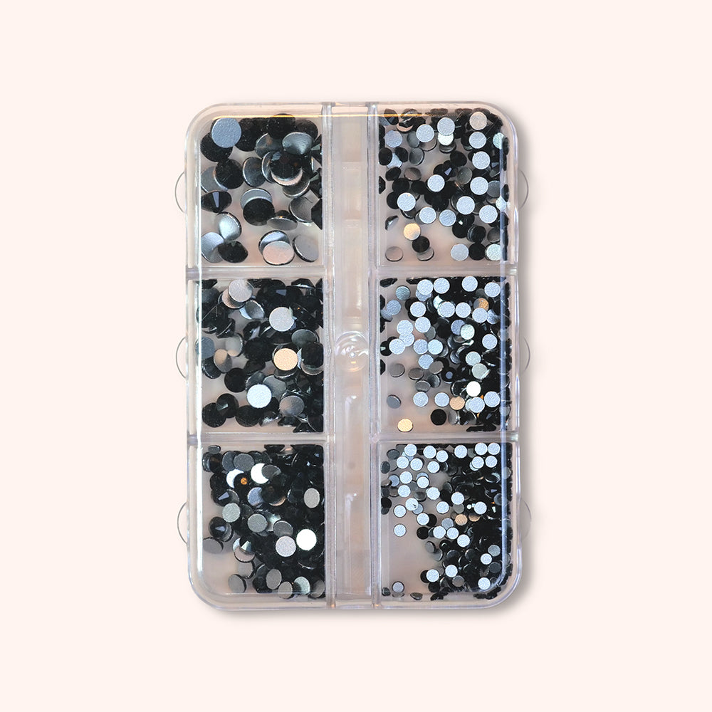 Strass Noir En Box