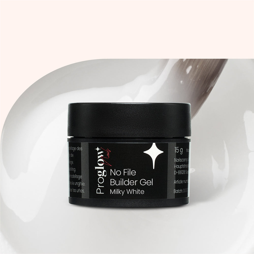 No File Builder Gel - sans Limage - Milky White