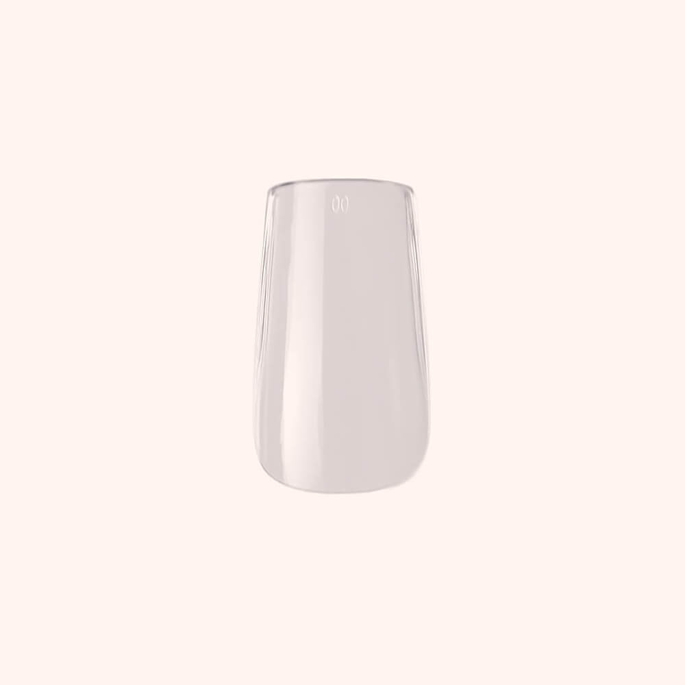 Soft Gel Nail Tips C-Curve Medium Square 600