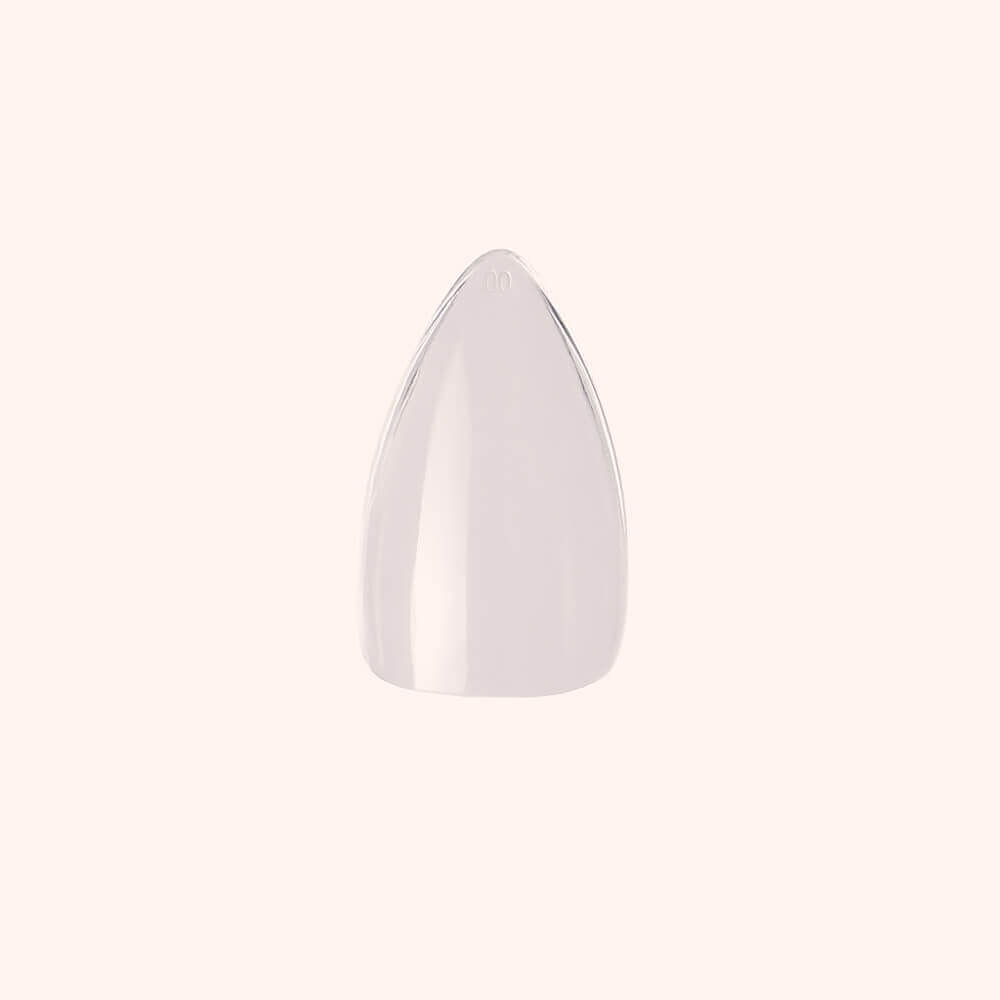 Soft Gel Nail Tips C-Curve Medium Stiletto 600