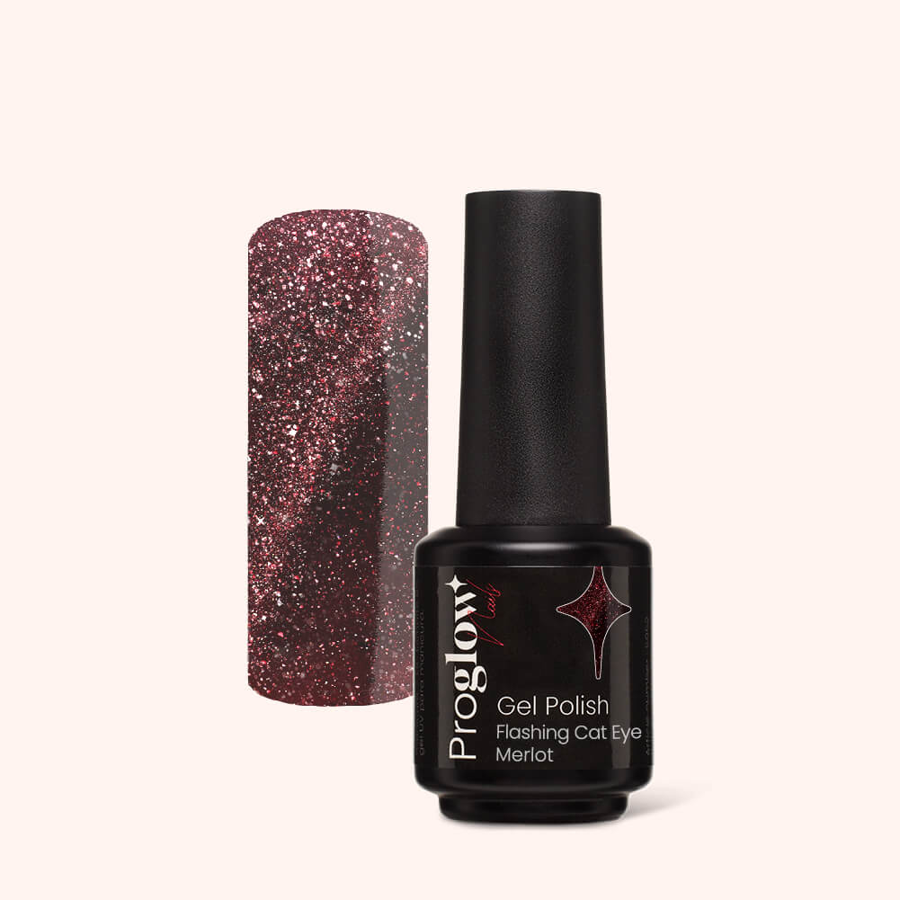 vernis cat eye flashing merlot