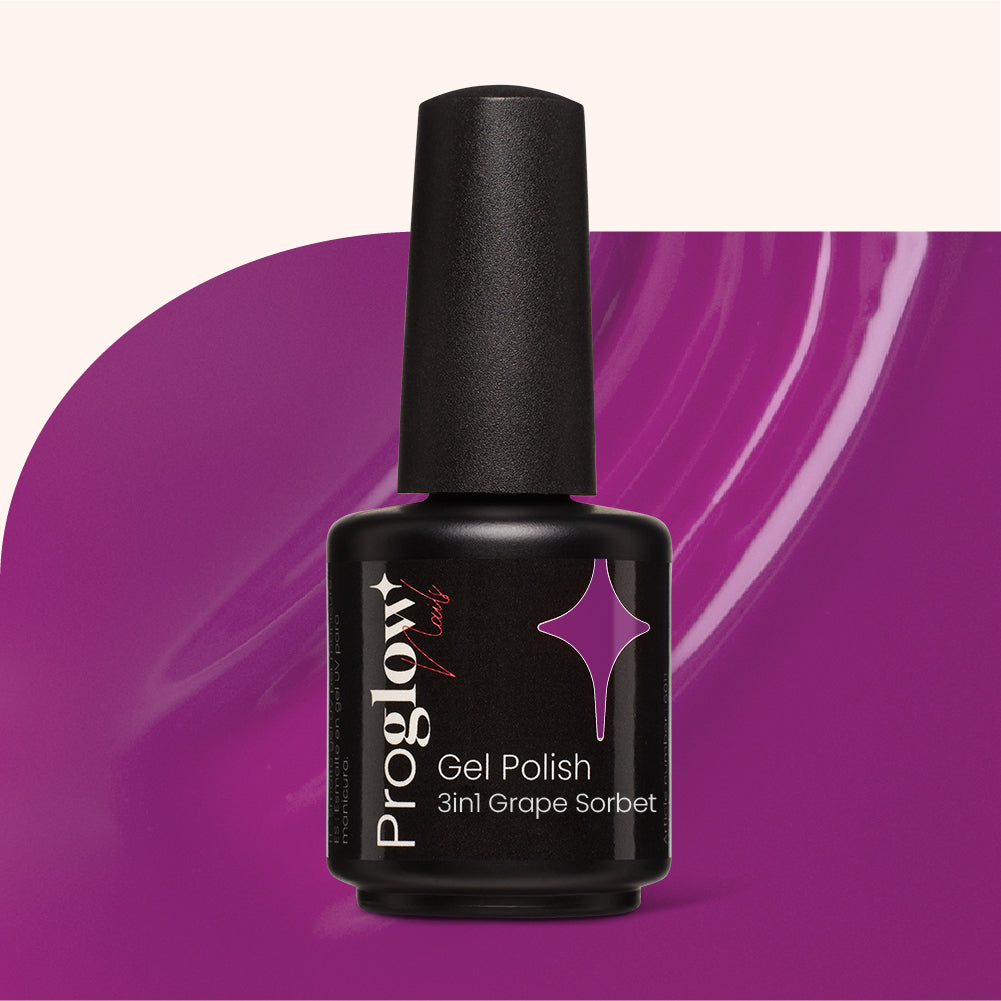 Gel Polish VSP 3-in-1 No Wipe Grape Sorbet