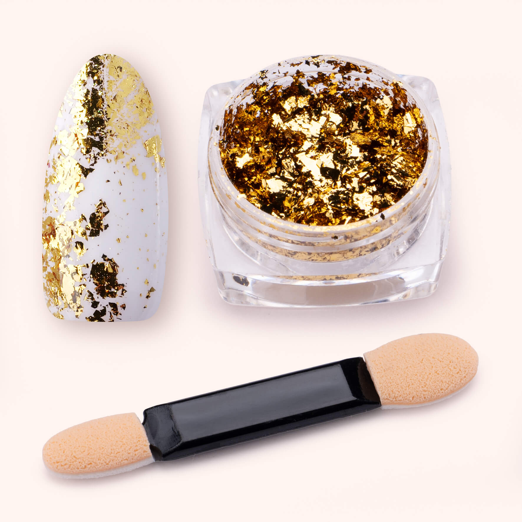Nail Flakes Gold