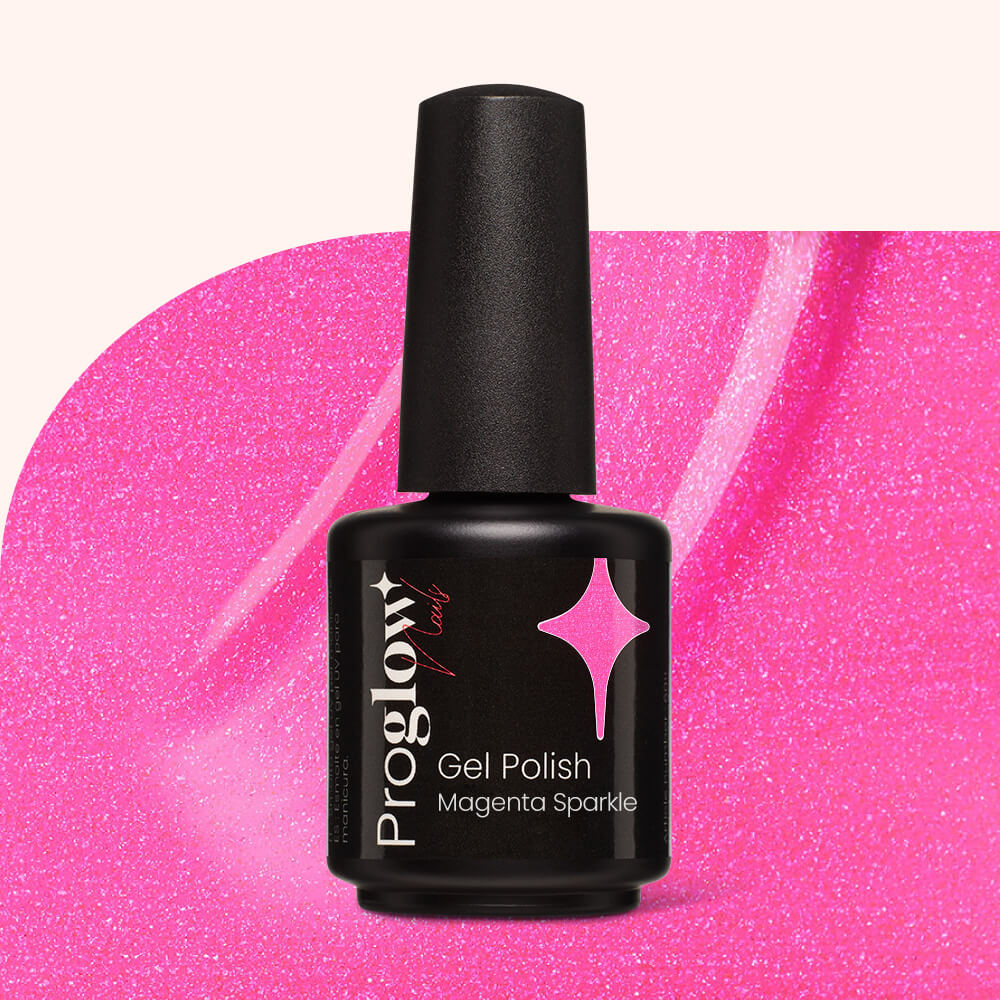 Gel Polish VSP Magenta Sparkle
