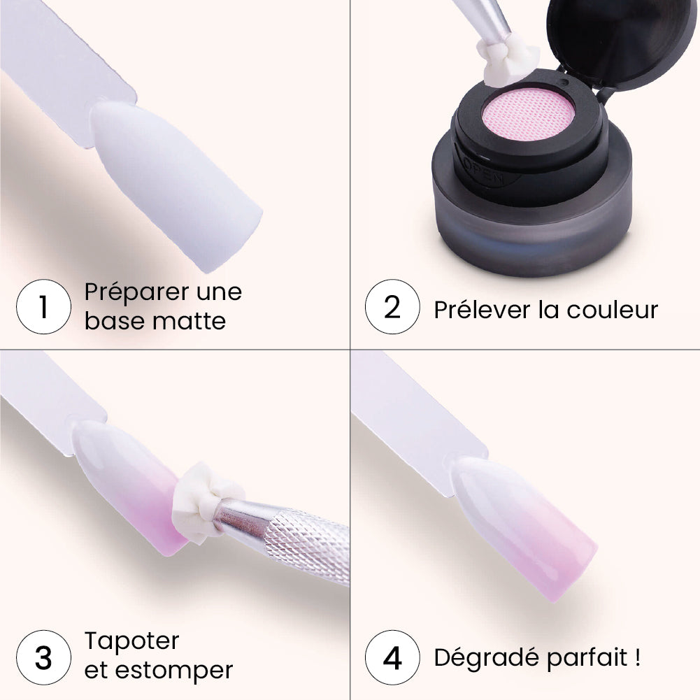 Ombré VSP in a Pot White