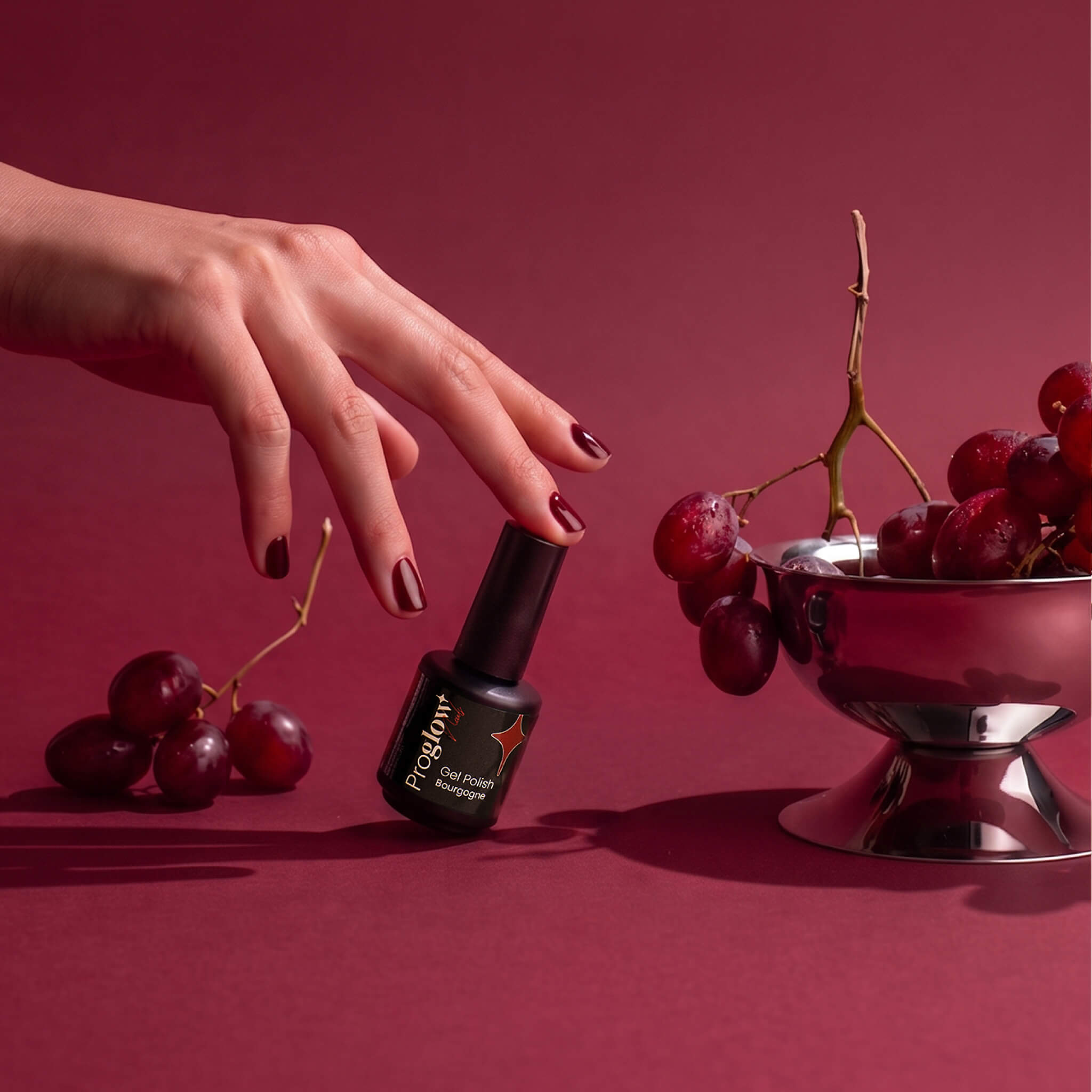 Ongles Bordeaux Manucure Rouge Automne