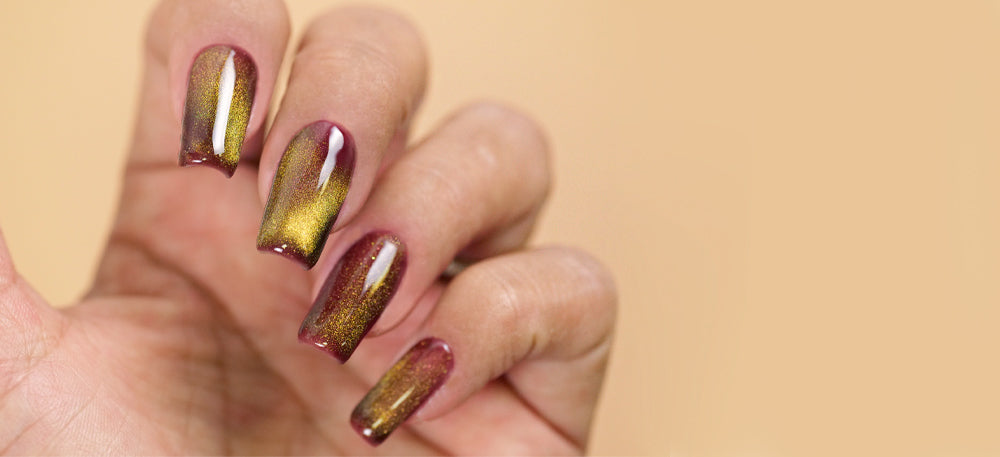 cat eye manucure automne tendance 2024
