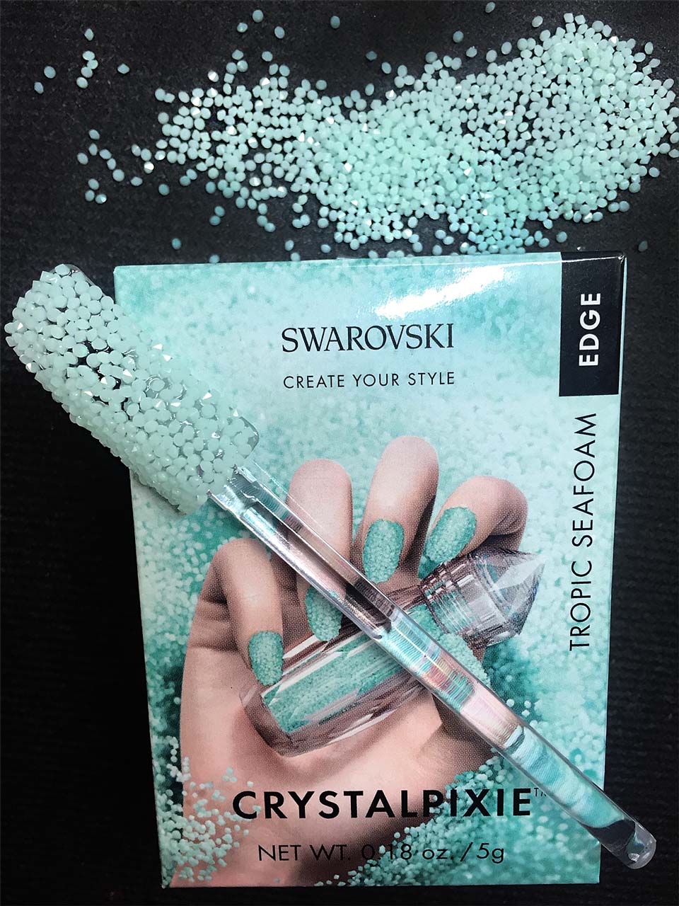 Swarovski Pixie Edge Nail Box - Tropic Seafoam