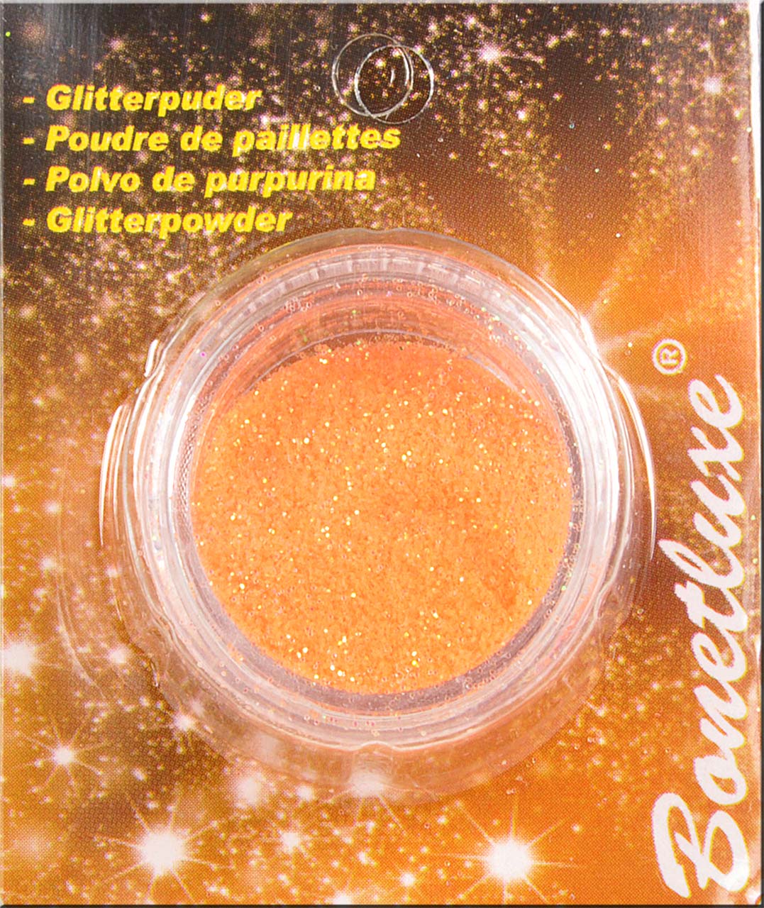 Boite de paillettes - Orange