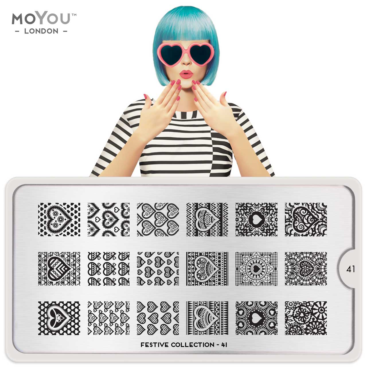 Plaque Stamping Festive 41 - MoYou London