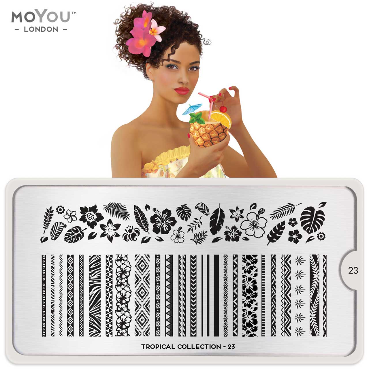 Plaque Stamping Tropical 23 - MoYou London