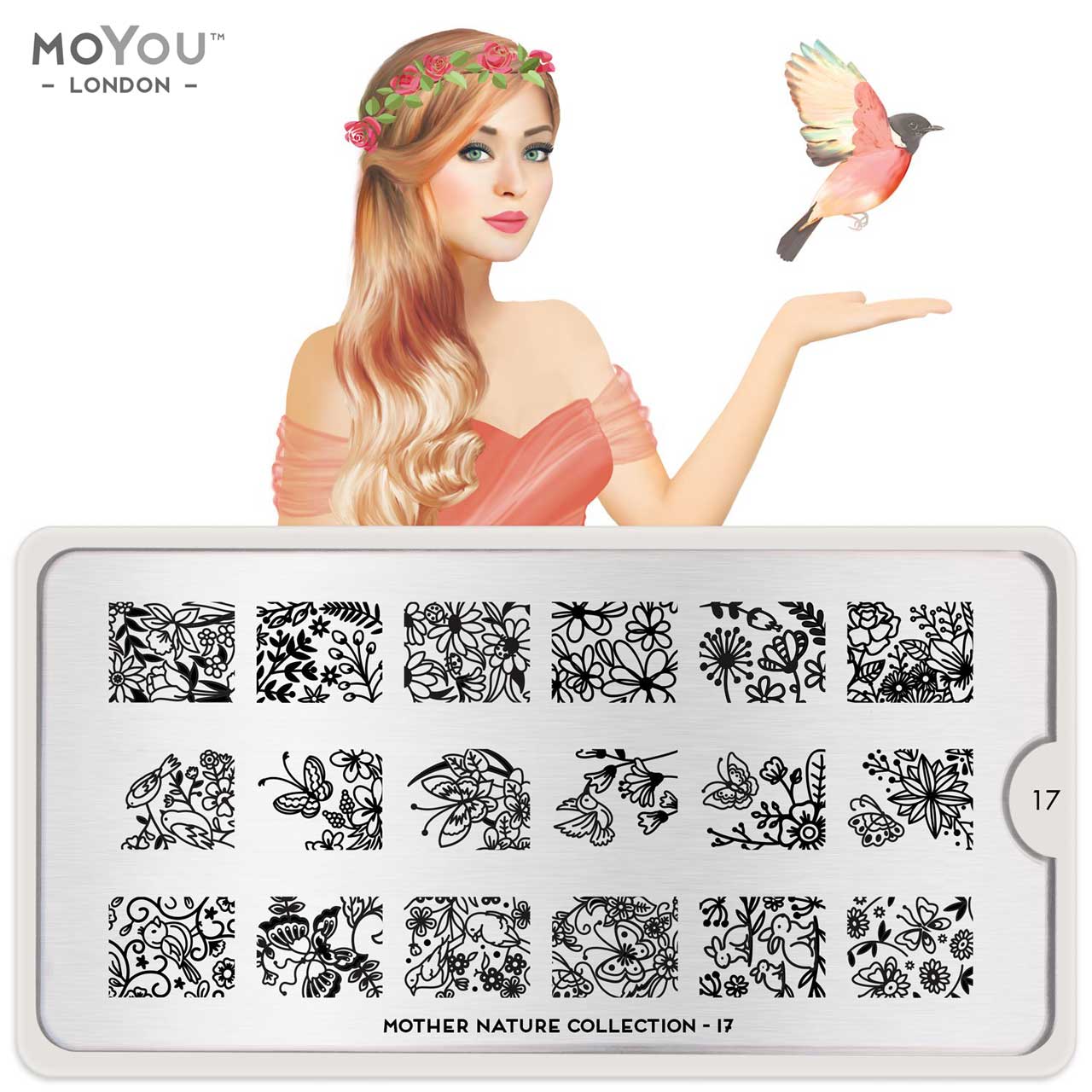 Plaque Stamping Mother Nature 17 - MoYou London