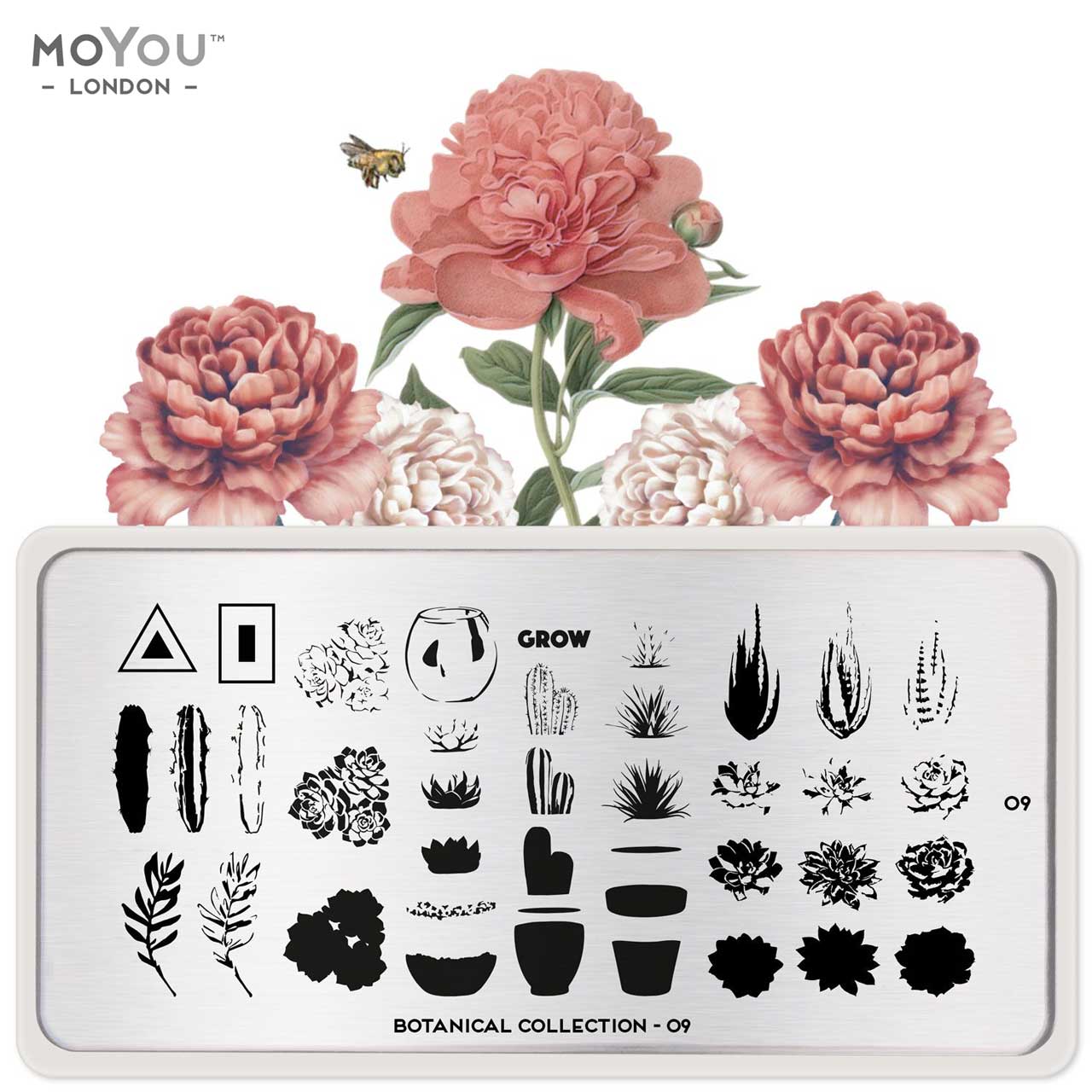 Plaque Stamping Botanical 09 - MoYou London