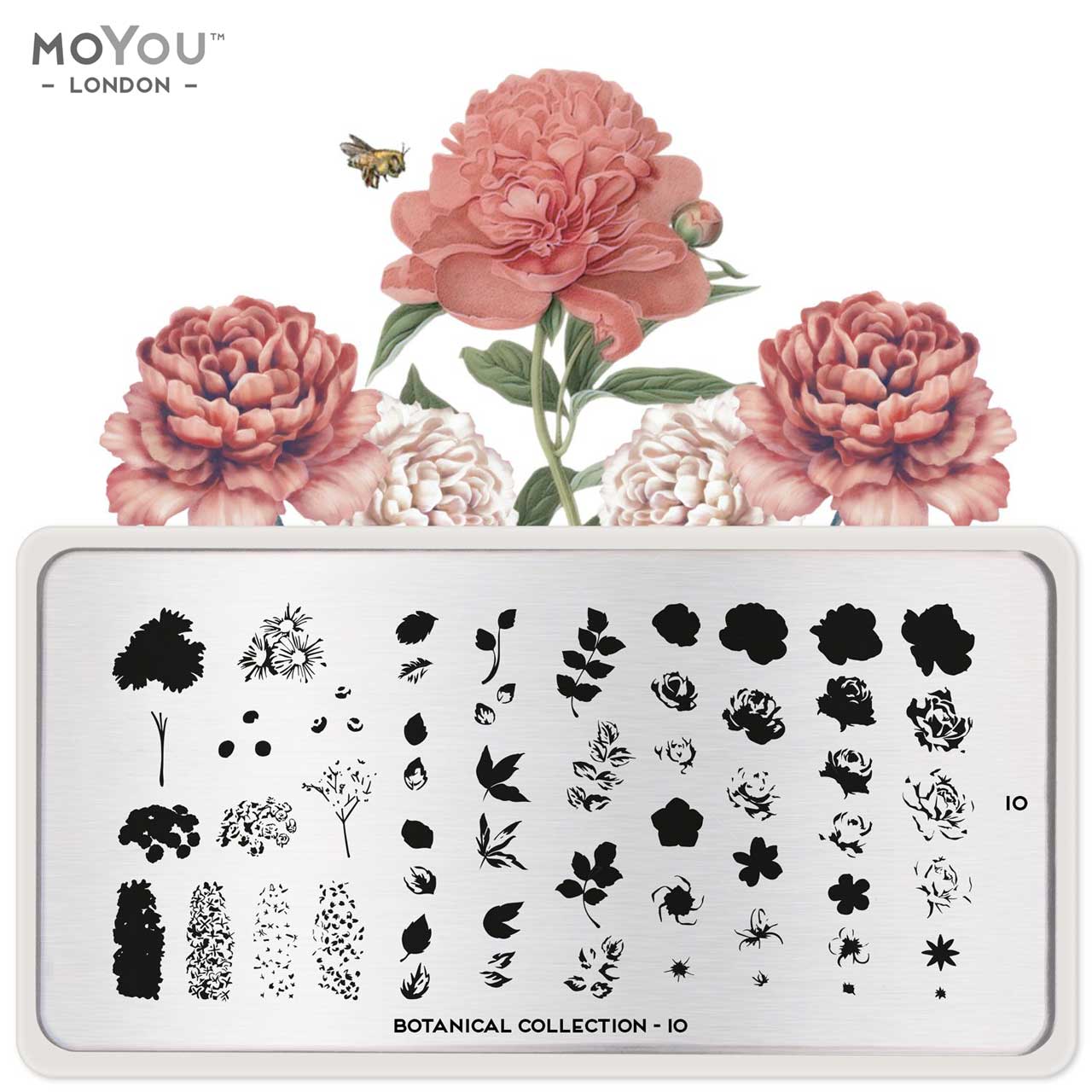 Plaque Stamping Botanical 10 - MoYou London