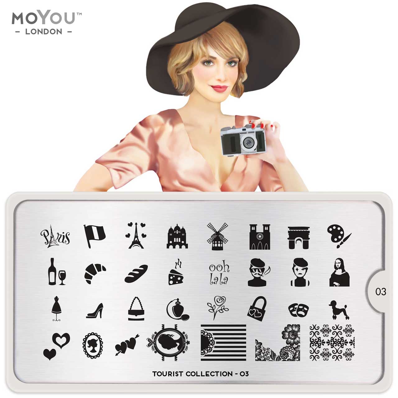 Plaque Stamping Tourist 03 - MoYou London