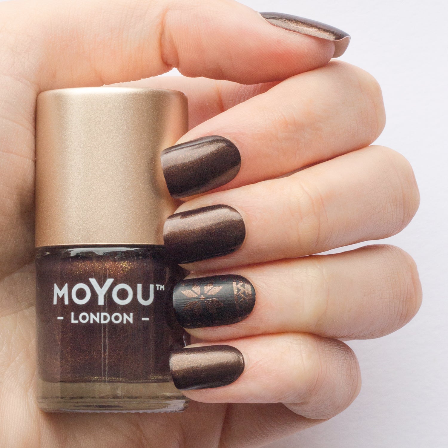 MoYou Vernis pour tampon Gold Espresso