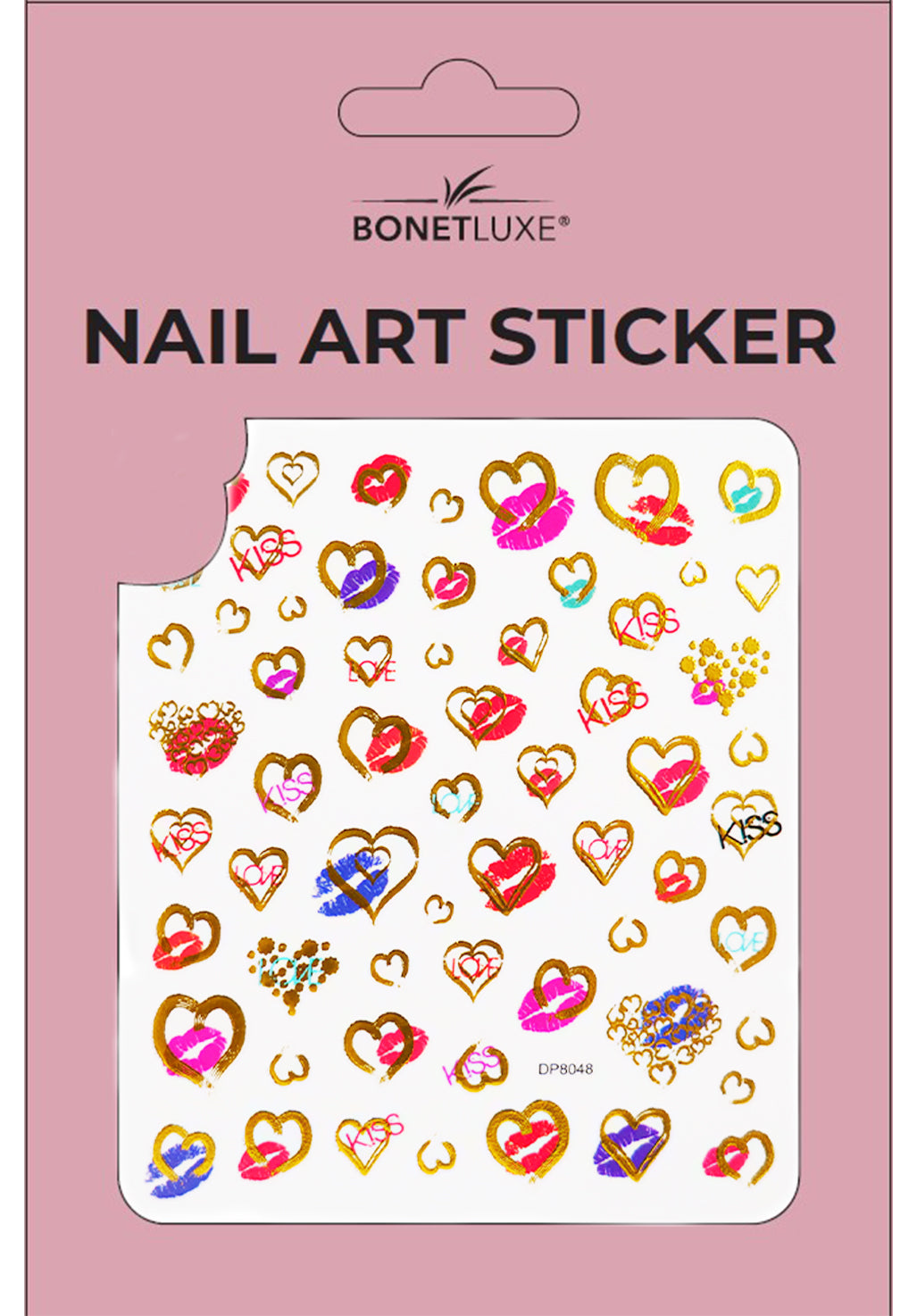 Nail Sticker Love Kiss