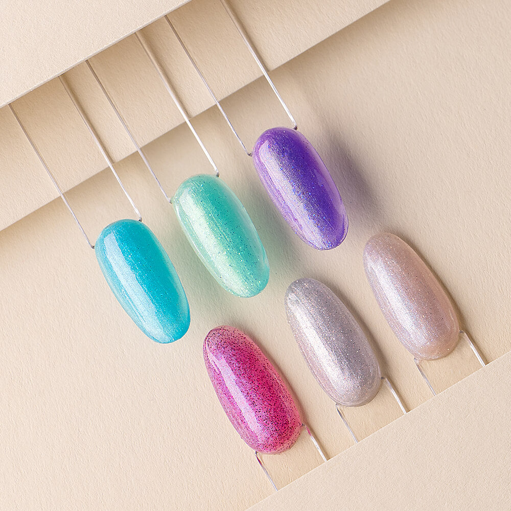 Gels sans limage irisés