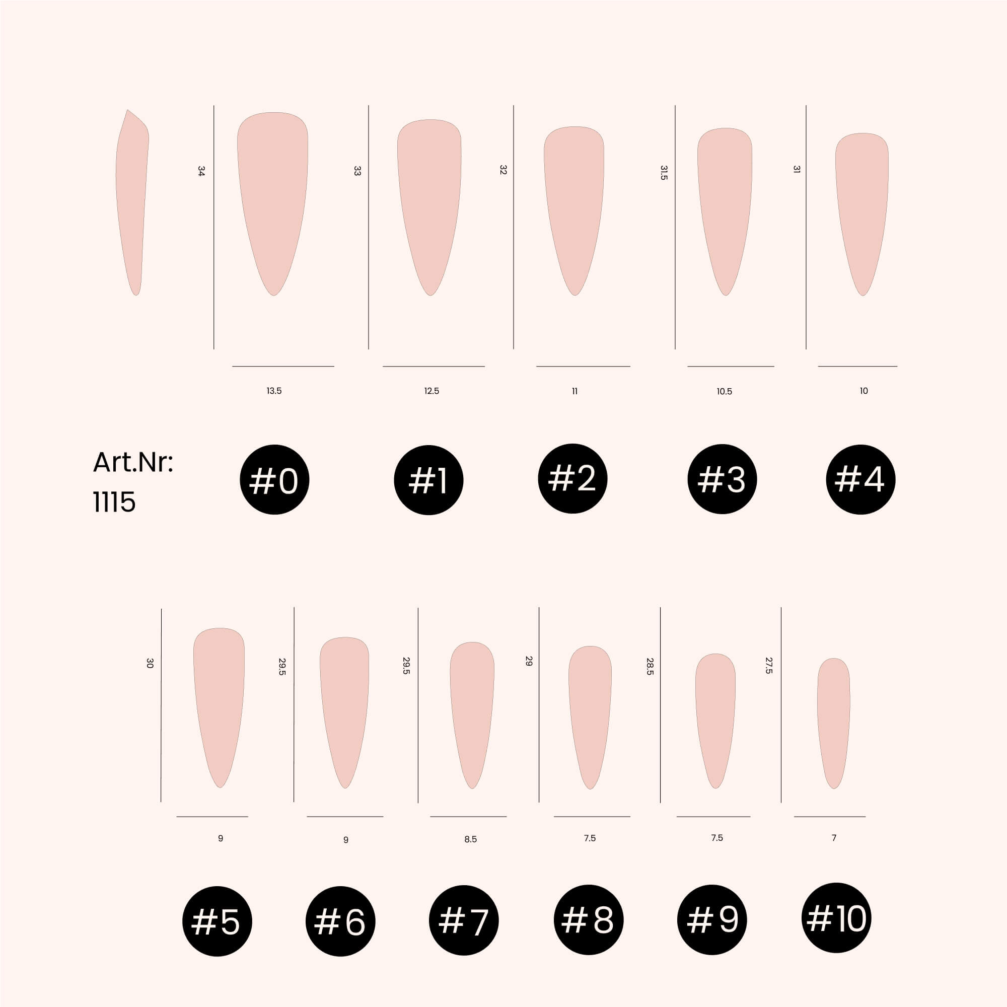 Soft Gel Nail Tips Stiletto Shape (pose américaine) 500 en coffret