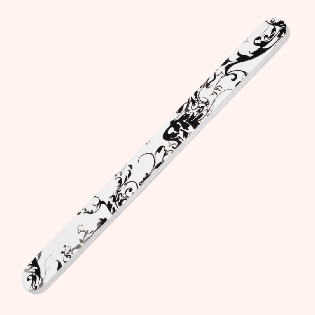 Lime professionnelle avec ornement noir sur blanc (240/240)