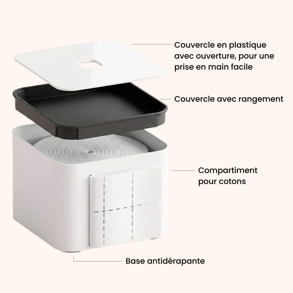 THE CUBE - Distributeur pour cotons