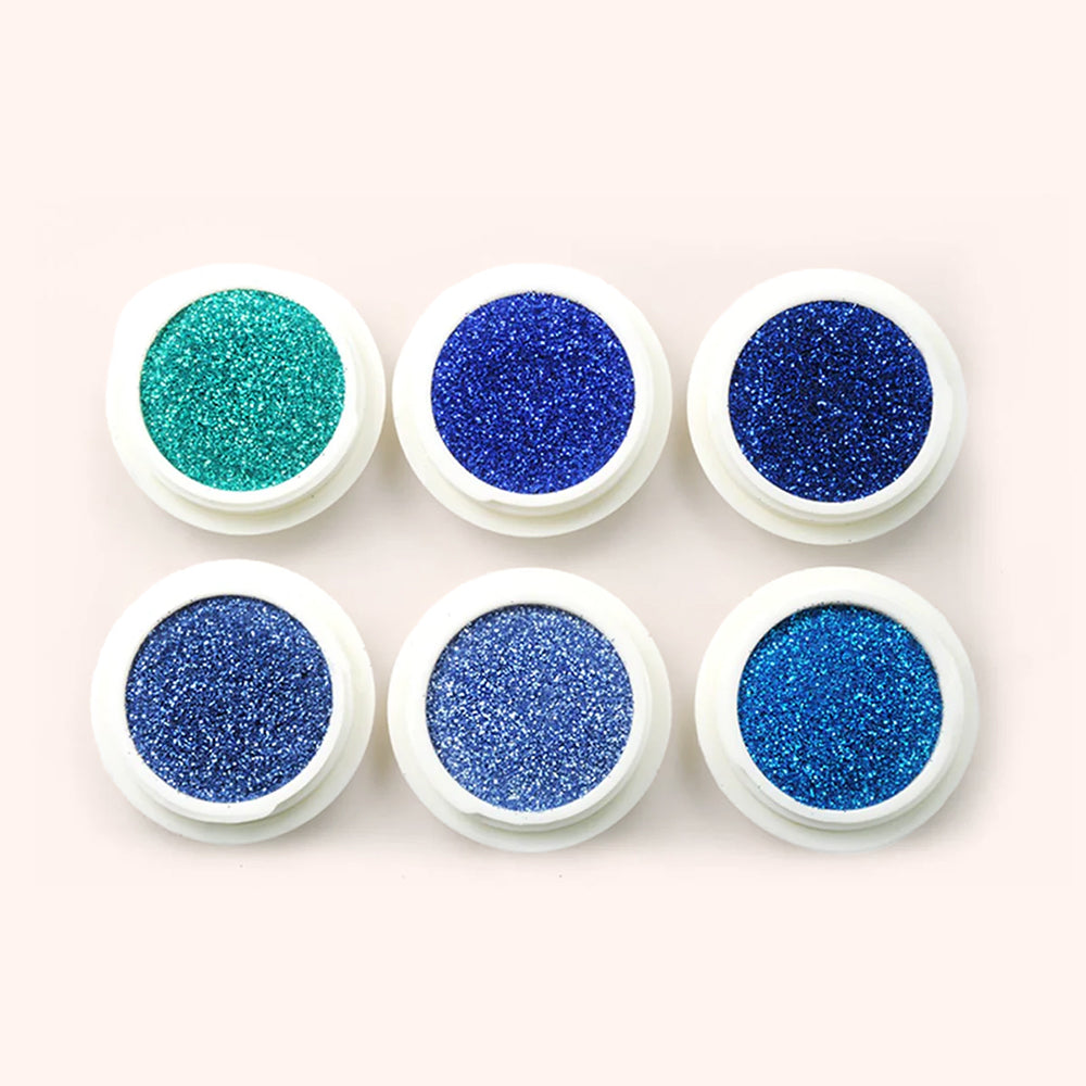 Kit de paillettes GY-16 - 6 couleurs