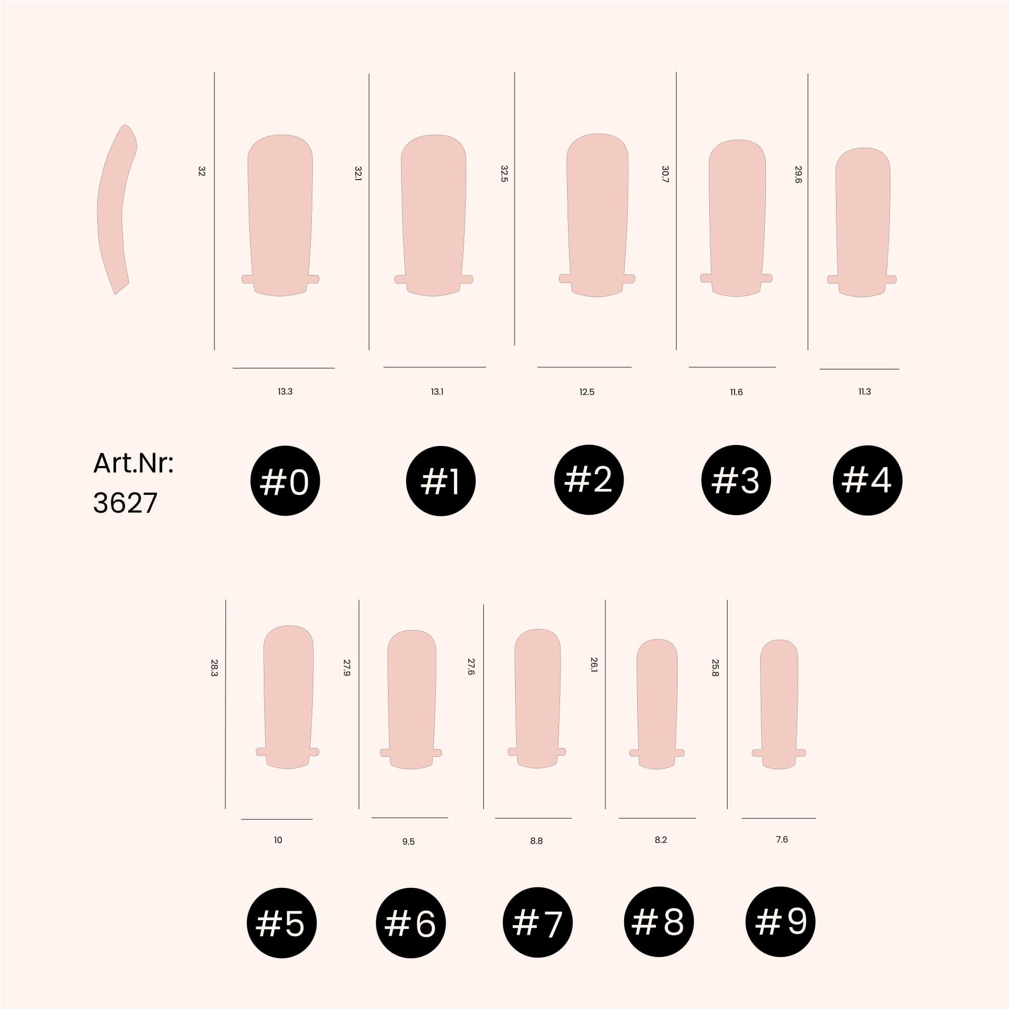 Popits - Dual Tips Rounded Square - 120 pièces