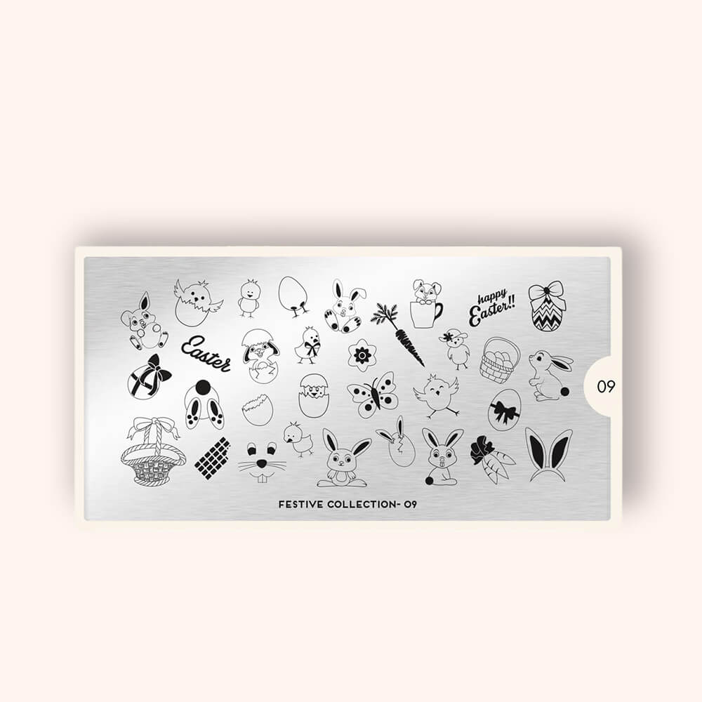 Plaque Stamping Festive 09 - MoYou London