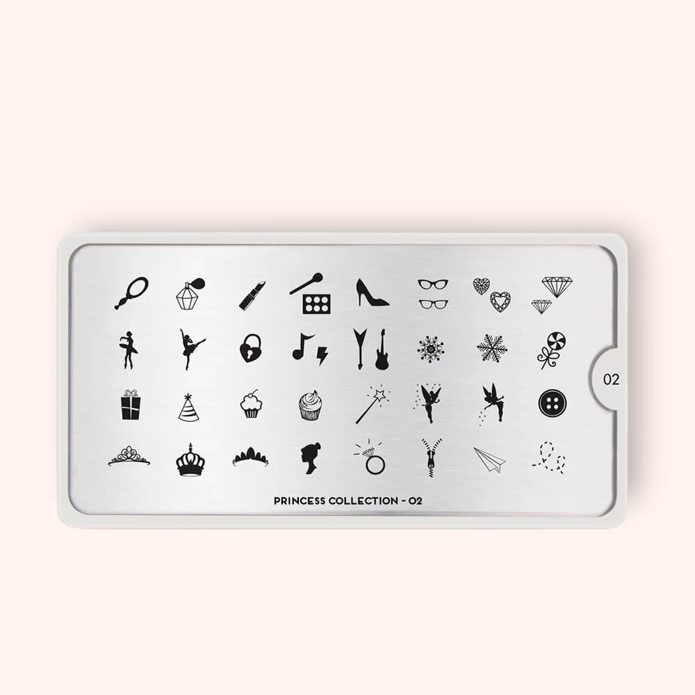 Plaque Stamping Princess 02 - MoYou London