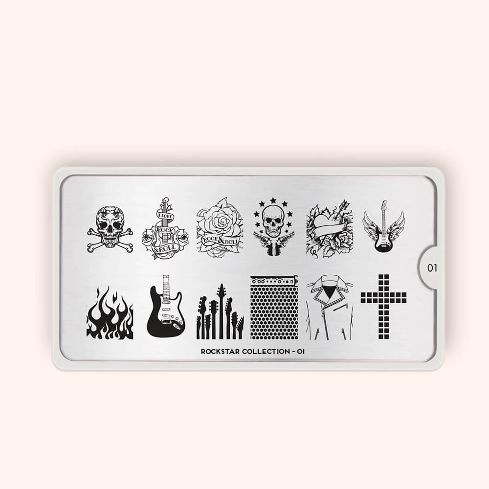 Plaque Stamping Rockstar 01 - MoYou London